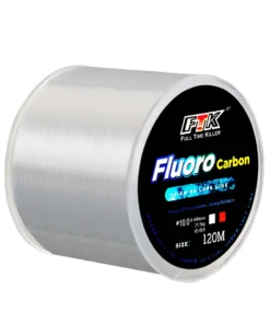 Fil de Pêche Fluorocarbone 120M – Ligne Invisible 0.20 à 0.60mm, 7.15LB-45LB, Fibre de Carbone Haute Résistance, Fabriqué au Japon