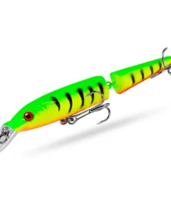 Leurre Articulé Multi-Segments 10.5 cm / 9 g – Wobbler Crankbait Réaliste pour Brochet, Carpe et Carnassiers