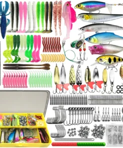 Kit de Leurres de Pêche 83/133/193/239/409 Pièces – Ensemble Multi-Leurres pour Truite, Brochet et Black Bass avec Boîte de Pêche Complète
