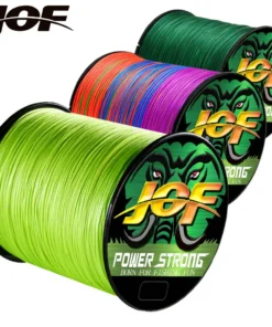 Fil de Pêche Tressé 4 Brins – 100M/300M PE Multifilament Ultra Résistant, Haute Sensibilité et Durabilité