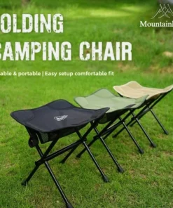 Chaise de Camping Pliable Ultralégère – Chaise de Voyage en Alliage d’Aluminium, Portable pour Pêche, Randonnée et Plage