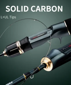 Canne à Pêche Ultra Légère pour Truite – Pointe L/UL Sensible, Canne Spinning ou Casting pour Leurres, Poulpe et Calamar
