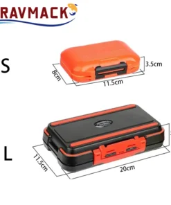Alternative view of Boîte de Pêche Étanche – Boîte de Rangement pour Accessoires, Hameçons, Leurres et Appâts Artificiels, Compacte et Résistante