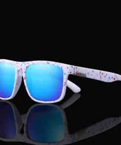 Lunettes de Soleil UV400 – Style Classique Carré pour Homme et Femme, Lunettes de Pêche, Sport et Conduite Extérieure